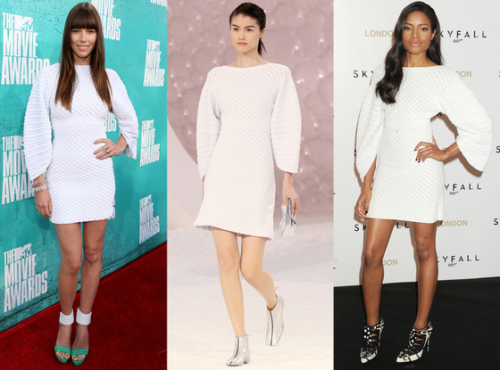 Jessica Biel, Chanel Spring 2012, Naomie Harris Jessica Biel, Chanel Spring 2012, Naomie Harris